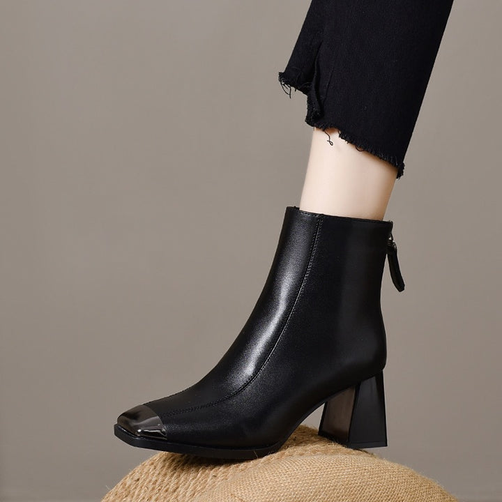 Damen Elegante Ankle Boots mit Hochglanzspitze Echo Archiv