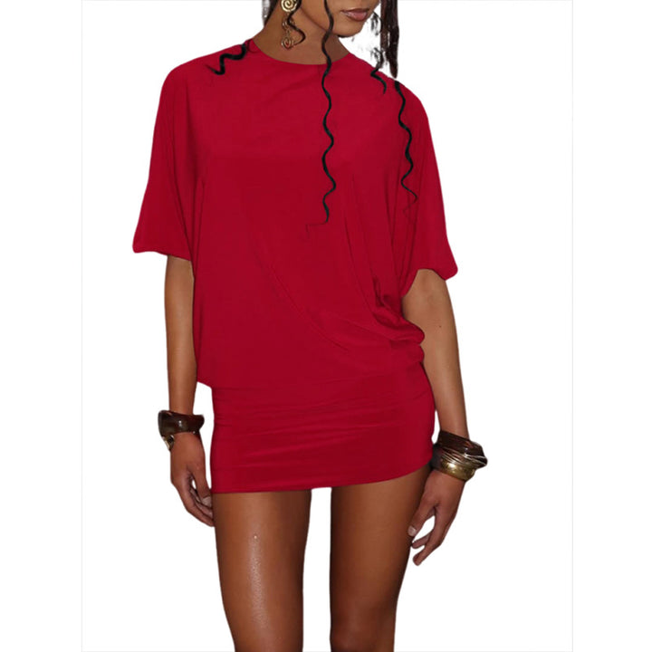 Damen figurbetontes Kurzarmshirt mit raffiniertem Schnitt und elastischem Material Echo Archiv