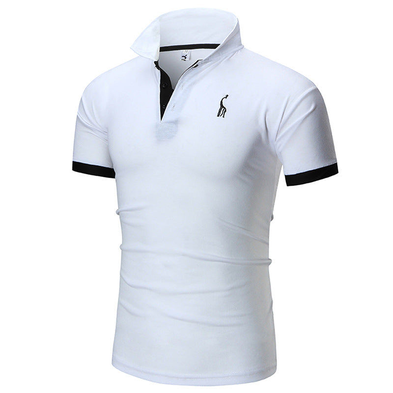 Herren Poloshirt mit modernem Kragen und figurbetonter Passform Echoarchiv
