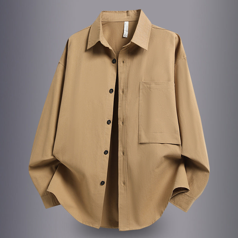 Herren Lässiges Overshirt mit praktischem Schnitt und Brusttasche Echoarchiv