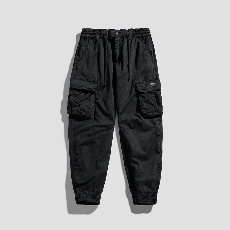 Herren Cargo-Joggerhose im Utility-Look mit elastischem Bund, Multifach‑Taschen und gerippten Knöcheln Echo Archiv