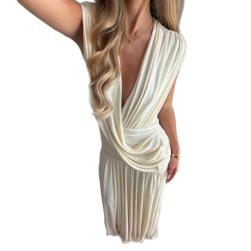 Damen Plissiertes Abendkleid Echo Archiv