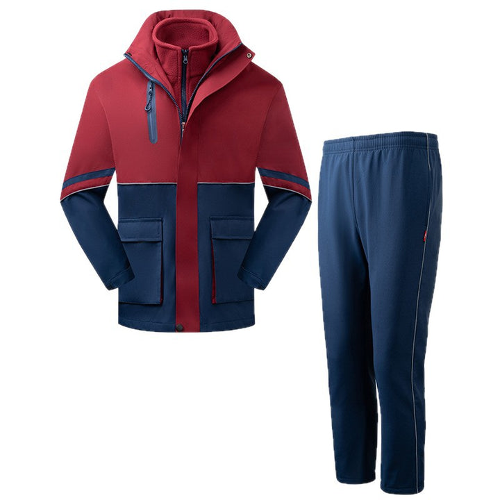 Herren Multifunktionale Sportjacke und Jogginghose Set Echoarchiv