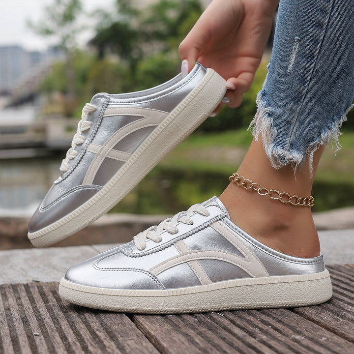 Damen Slip-On Sneaker mit offener Ferse und gepolstertem Komfortfußbett – Lioré
