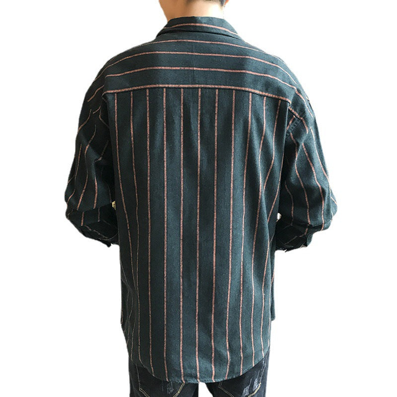 Herren modernes kariertes Overshirt Echoarchiv