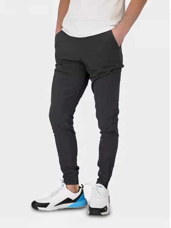 Herren Slim-Fit Anzughose mit elastischem Bund und praktischem Taschenlayout Echoarchiv