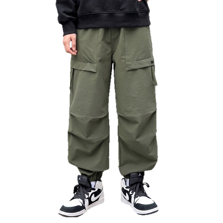 Herren lässige Cargo-Hose mit elastischem Bund und funktionalen Taschen Echo Archiv