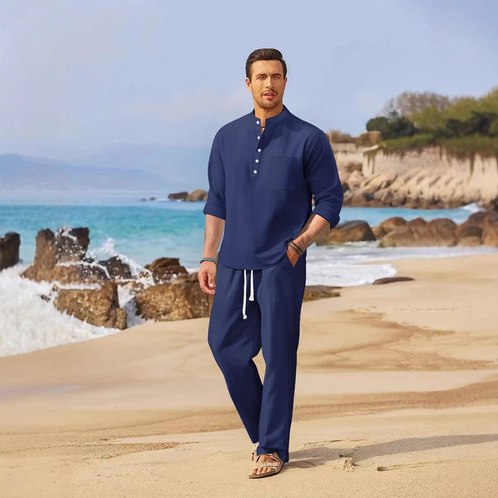 Herren lässiges Sommeroberteil und lockere Hose Echoarchiv
