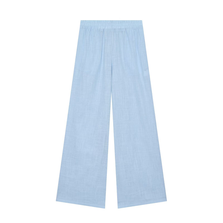 Damen Weite Palazzo-Hose in Leinenoptik mit elastischem Komfortbund Echo Archiv