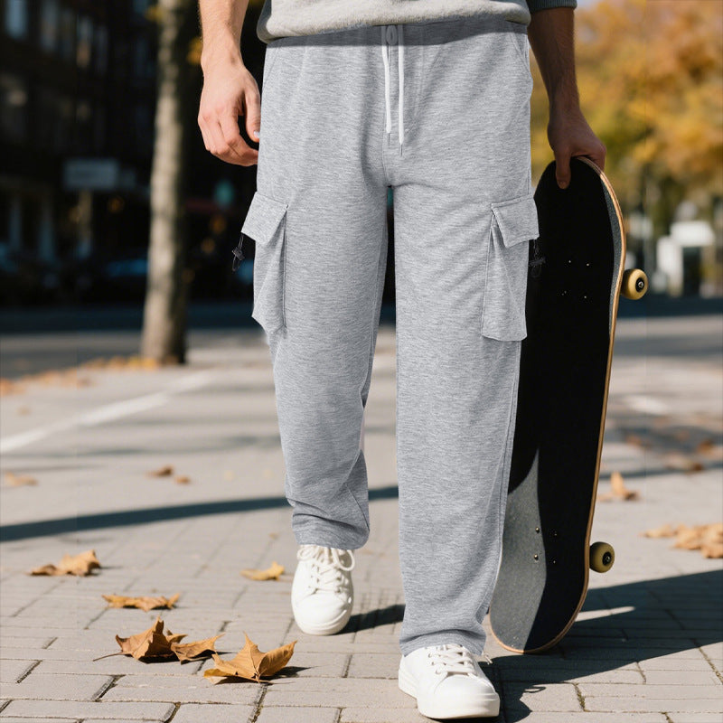 Herren bequeme Cargo-Jogginghose mit praktischen Seitentaschen Echoarchiv