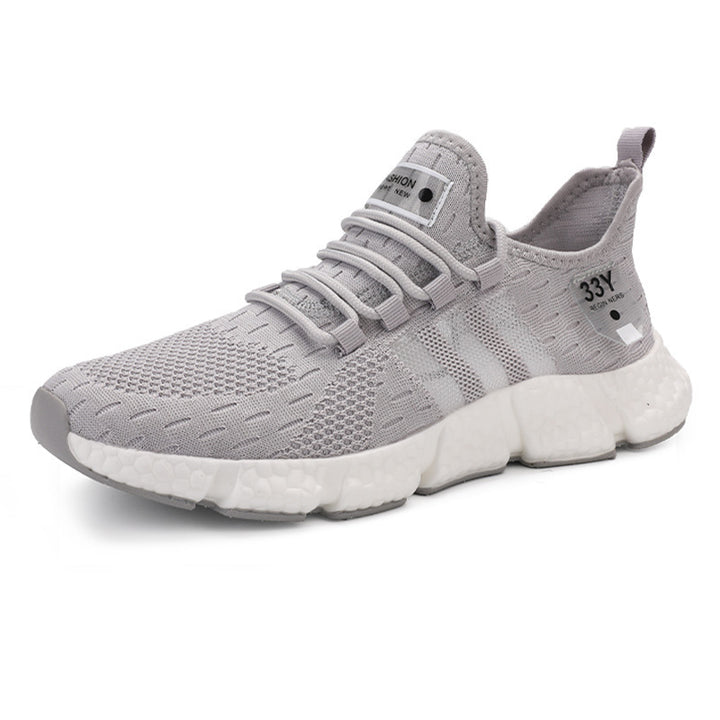 Herren Atmungsaktive Strick-Sneaker mit dämpfender Schaumsohle und Stretch-Fersenlasche Echoarchiv
