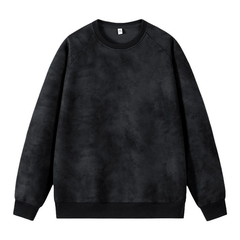 Herren Oversized Sweatshirt mit gebürstetem Fleece-Innenfutter und Vintage-Waschung Echo Archiv