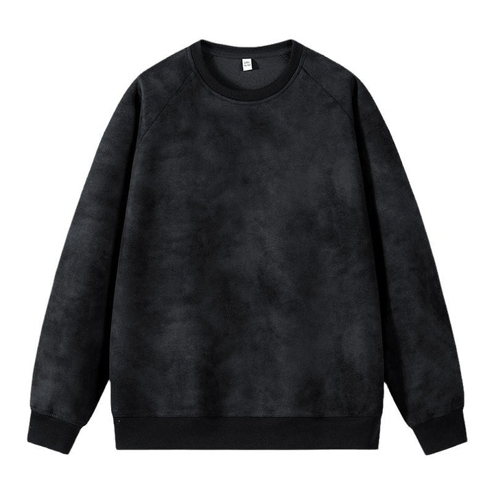 Herren Oversized Sweatshirt mit gebürstetem Fleece-Innenfutter und Vintage-Waschung Echo Archiv