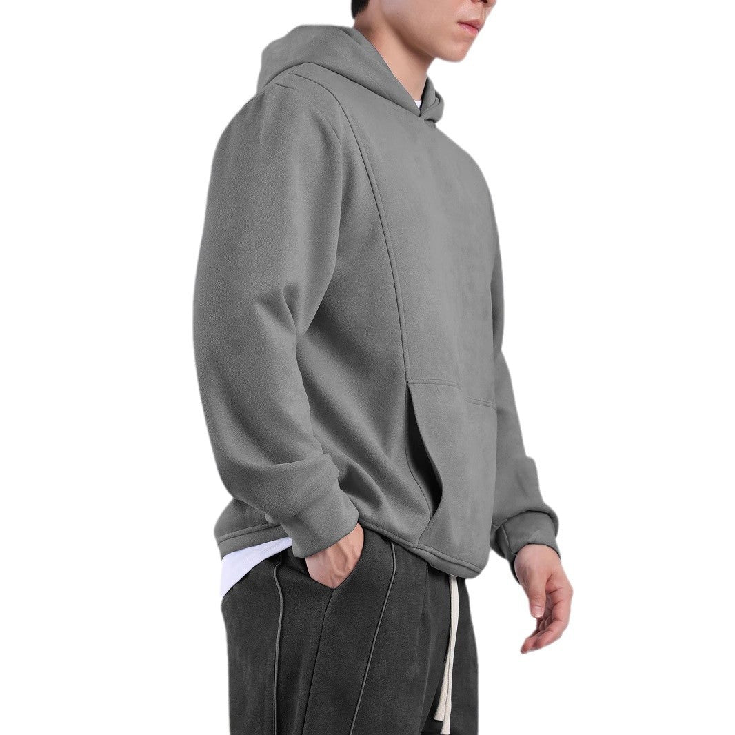 Herren Kapuzenpullover mit praktischem Kängurutaschen-Design und weichem Innenfutter Echoarchiv