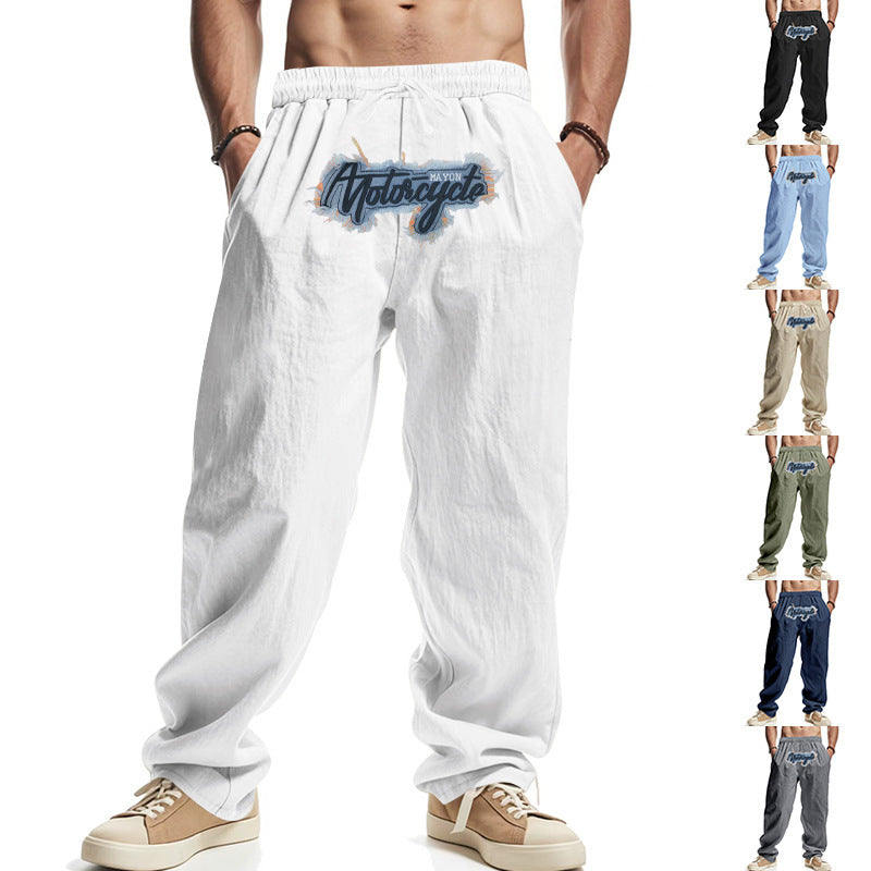 Herren lockere Freizeit-Hose mit elastischem Bund Echoarchiv