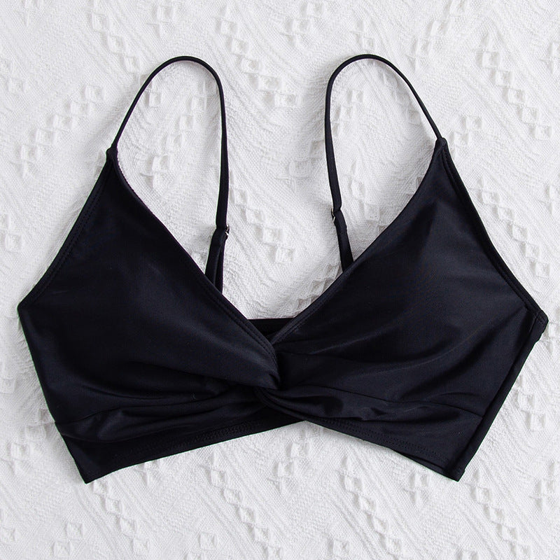 Damen Bikini-Oberteil mit Wickeldesign und verstellbaren Trägern Echo Archiv