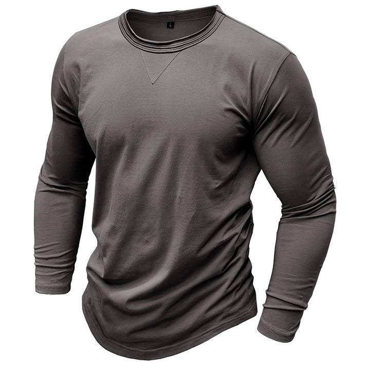 Herren bequemes Langarmshirt aus hochwertiger Baumwolle Echoarchiv