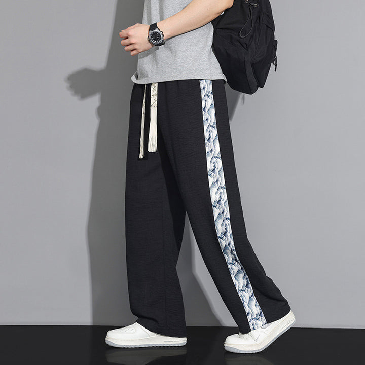 Herren Elegante und lässige Leinen-Cargohose