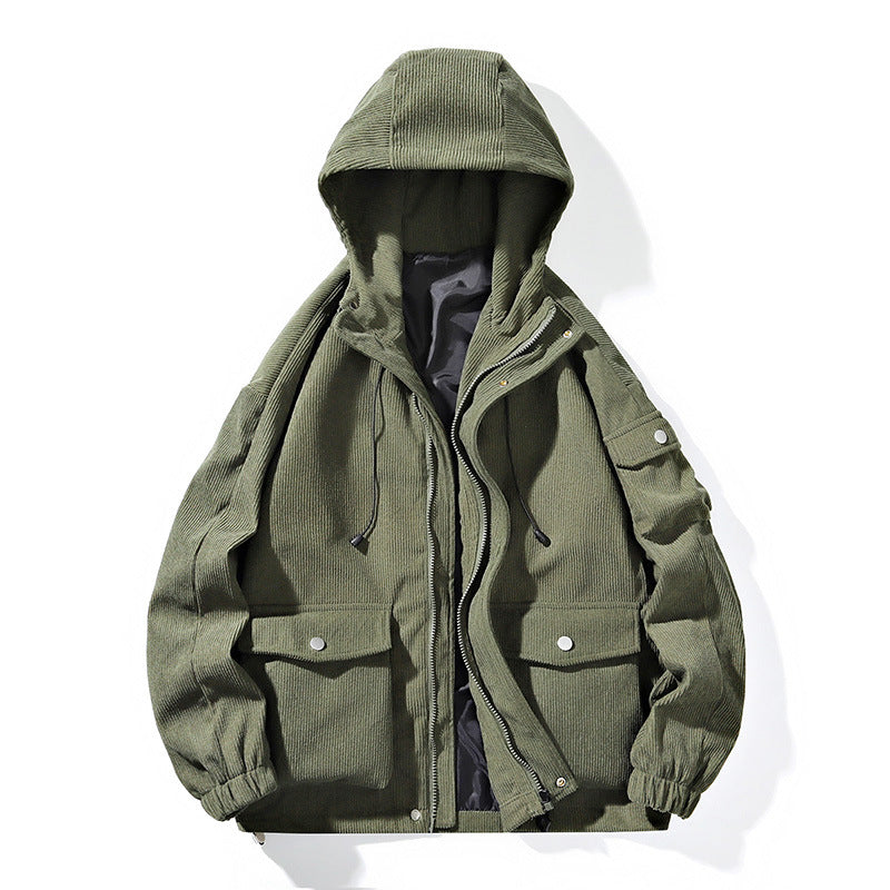 Herren Modische Outdoorjacke mit Kapuze Echo Archiv