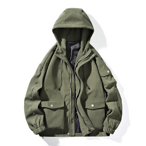 Herren Modische Outdoorjacke mit Kapuze Echo Archiv