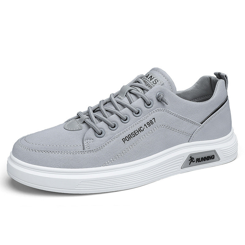 Unisex leichte Canvas-Sneaker mit erhöhtem Plateau-Laufsohle und atmungsaktivem Textiloberteil – Norré