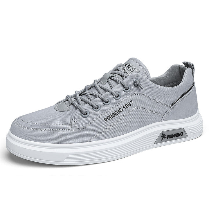 Unisex leichte Canvas-Sneaker mit erhöhtem Plateau-Laufsohle und atmungsaktivem Textiloberteil – Norré