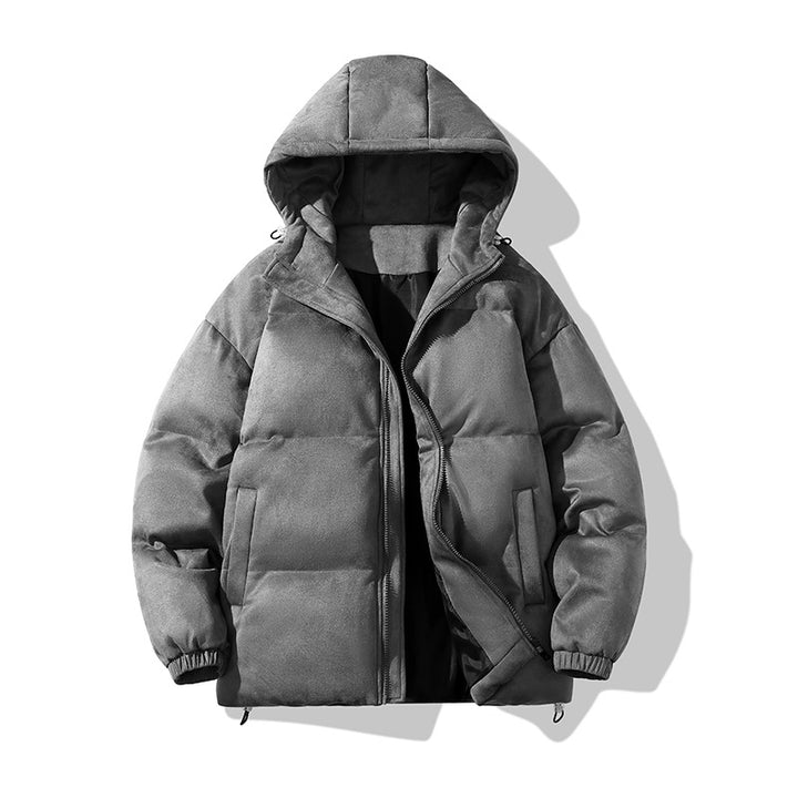 Herren -isolierte Kapuzen-Puffer-Parka mit wasserabweisendem Außenmaterial und fleecegefüttertem Innenraum Echo Archiv