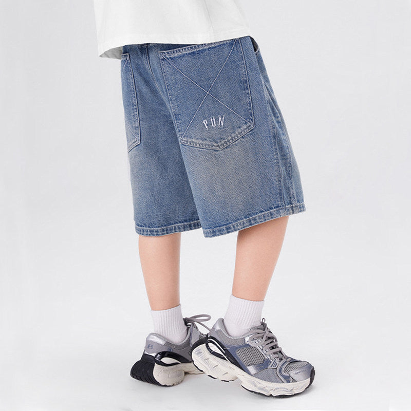 Jungen lässige Denim-Shorts mit einzigartigen Details Echo Archiv