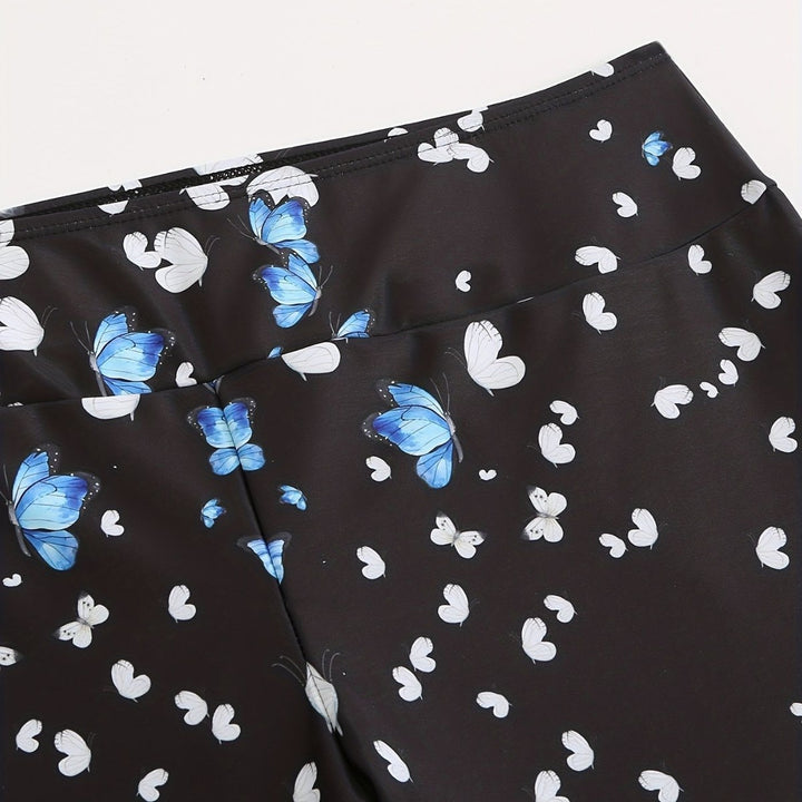 Damen Sportliche Badeshorts mit Blumendesign Echo Archiv