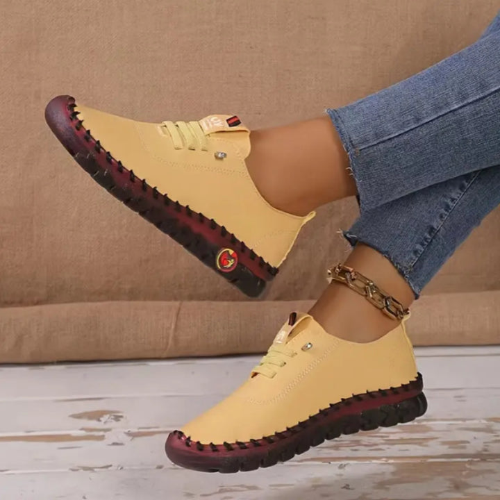 Damen nan flexible faltbare Freizeitsneaker mit stoßdämpfender Profilsohle Echo Archiv