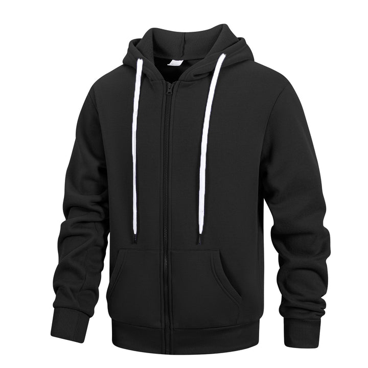 Herren Kapuzen‑Sweatjacke mit durchgehendem Reißverschluss, Kängurutaschen & weichem Futter Echo Archiv