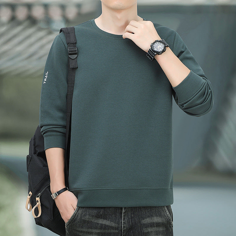 Herren Rundhals-Sweatshirt mit angerauter Innenseite und schmalem Saum Echo Archiv