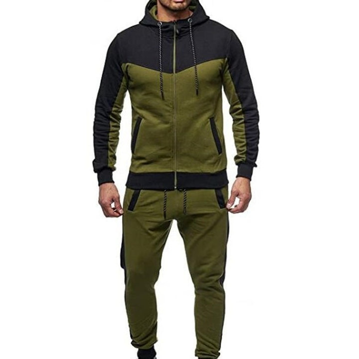 Herren Sportlicher Jogginganzug mit Kapuze und praktischen Taschen Echoarchiv