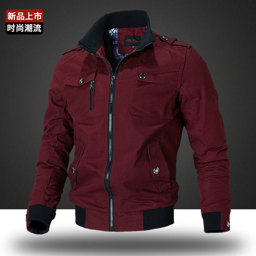 Herren nan robuste Canvas-Field-Bomberjacke Echo Archiv