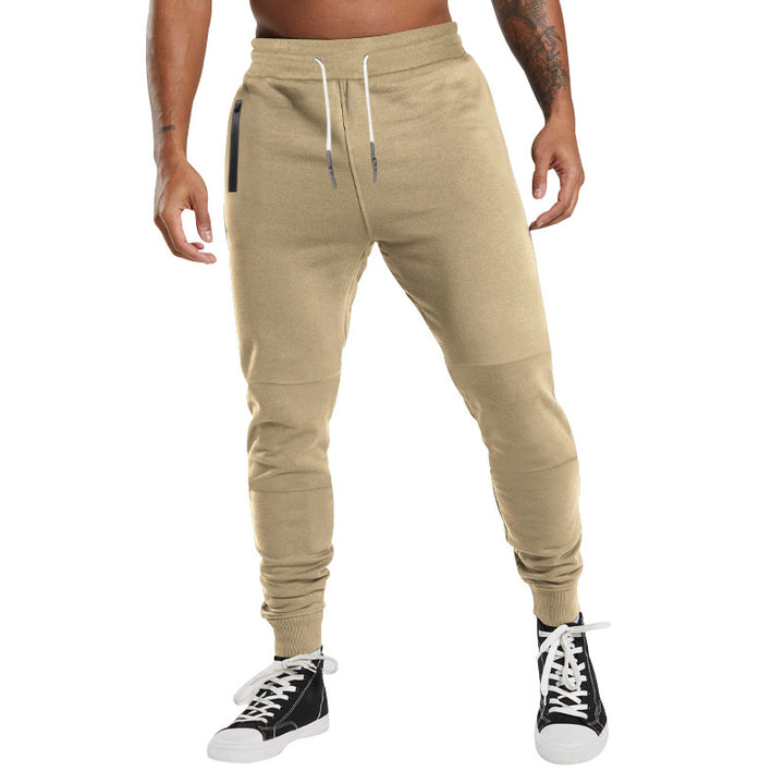 Herren Performance‑Tapered Joggerhose mit Reißverschluss‑Eingrifftaschen, elastischem Bund & gerippten Knöchelbündchen – Sorevano