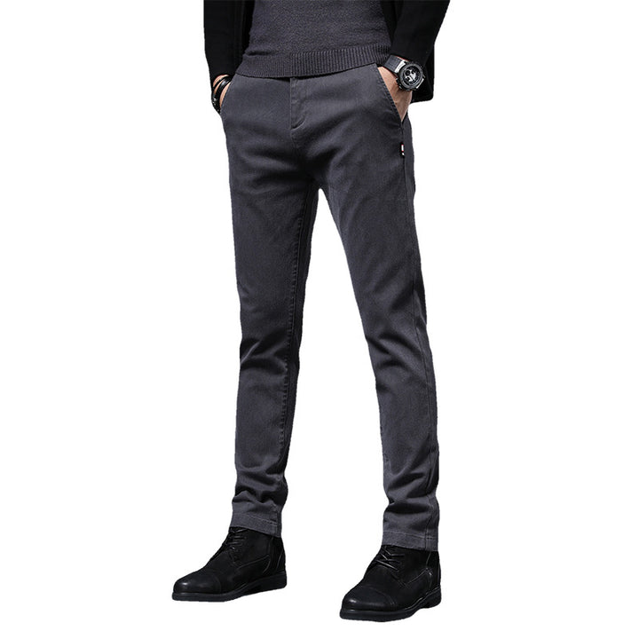 Herren elegante und schlanke Chinohose Echoarchiv
