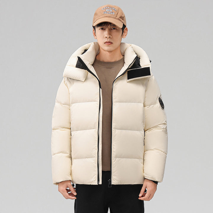 Herren Isolierte Steppjacke mit hochschließendem Kragen Echoarchiv