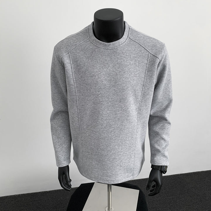 Herren Sweatshirt mit strukturierten Nahtdetails und Rundhalsausschnitt Echo Archiv