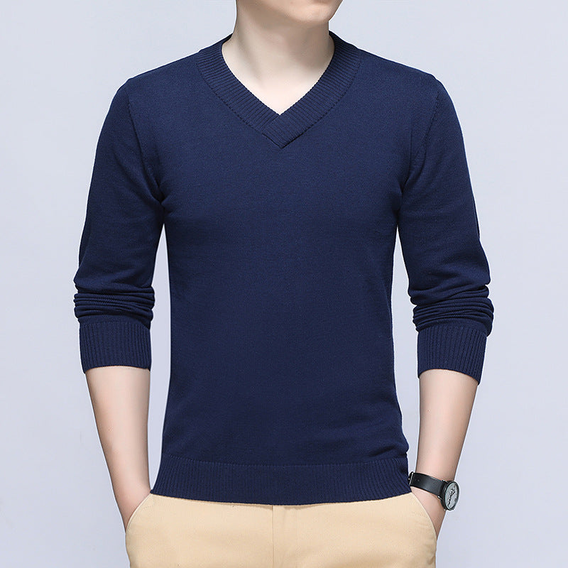 Herren Eleganter V-Ausschnitt Pullover Echo Archive