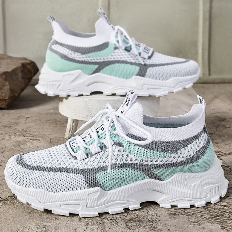 Herren nan gestrickter Sockensneaker mit elastischem Schlupfdesign und profiliertem Trail-Plateau Echo Archiv