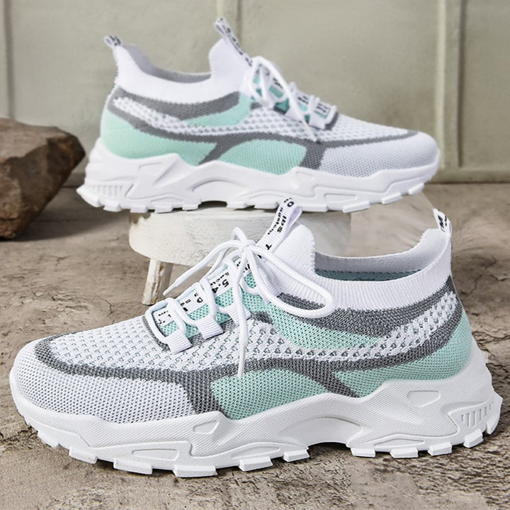 Herren nan gestrickter Sockensneaker mit elastischem Schlupfdesign und profiliertem Trail-Plateau Echo Archiv