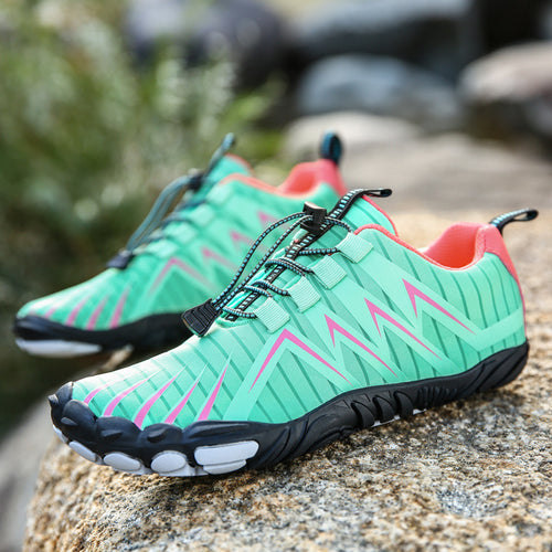 Damen nan elastischer Aquasport-Schuh mit Schnellzugverschluss, rutschfester Gummisohle und flexiblem Zehenschutz Echo Archiv