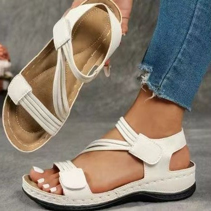 Damen orthopädische Sommer-Sandalen mit verstellbarem Riemendesign und komfortablem Fußbett Echoarchiv