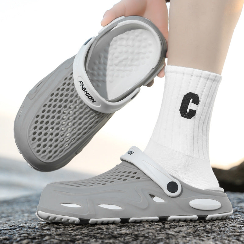Herren Atmungsaktive Clogs mit verstellbarem Riemen Echoarchiv