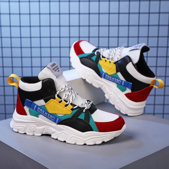 Unisex Knöchelhoher Plateau-Sneaker mit technischer Multi-Lagen-Sohle Echoarchiv