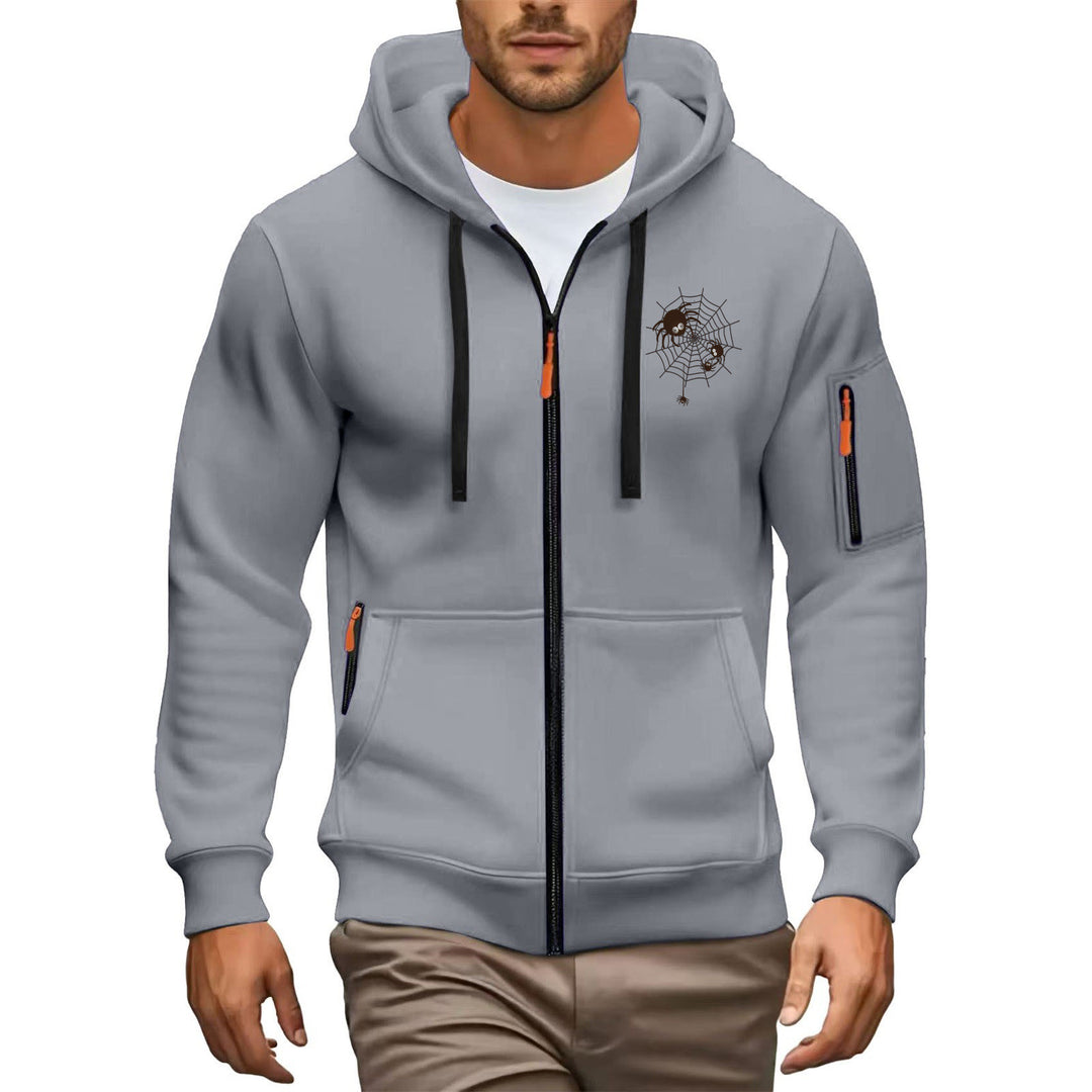 Herren Hochwertiger Zip-Hoodie Echoarchiv