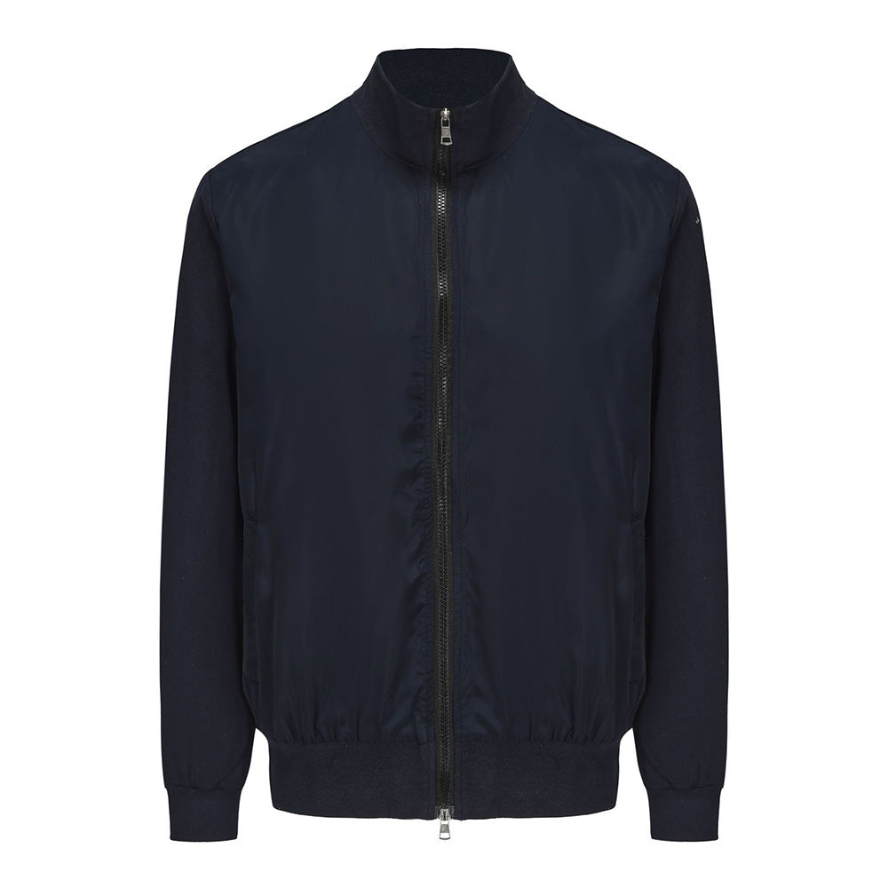 Herren lässige Sommerjacke im minimalistischen Design mit praktischen Reißverschlusstaschen Echoarchiv