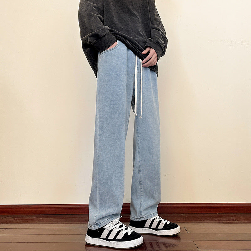 Herren weite Cargo-Jeans mit elastischem Bund und praktischen Taschen Echoarchiv