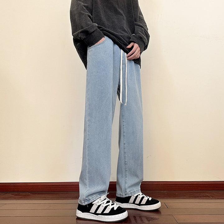 Herren weite Cargo-Jeans mit elastischem Bund und praktischen Taschen Echoarchiv
