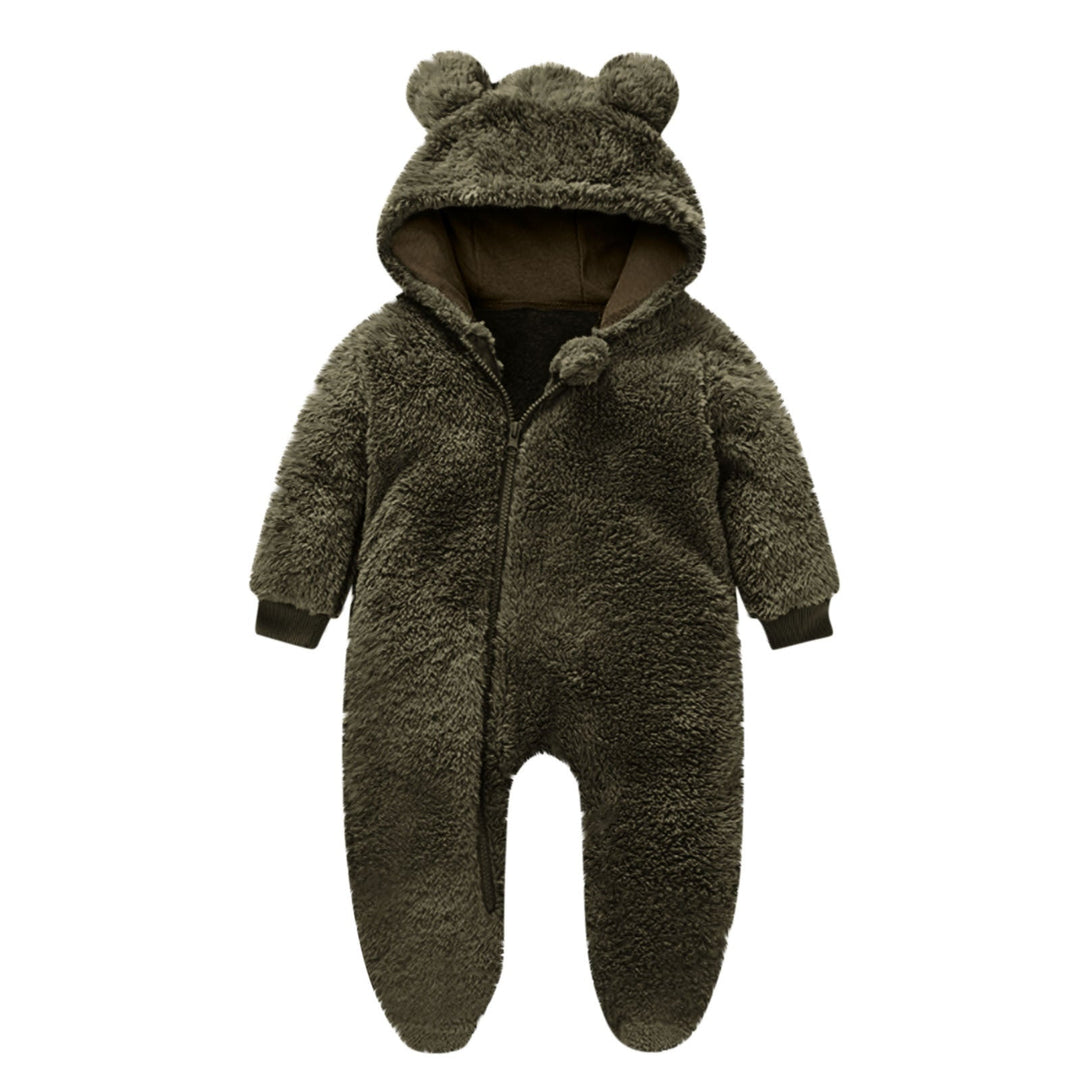 Kleinkind Fleece Overall mit Bärenohren – Montévia